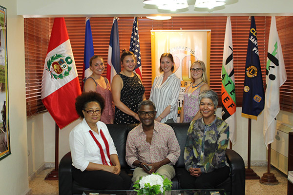 global health work group smiling