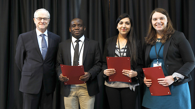 Dean John R. Finnegan Jr., Oluwaseun Fashanu, Makshita Luthra, and Jennifer Grimm