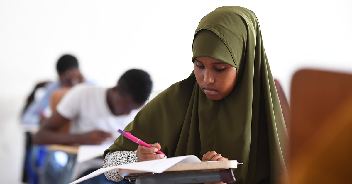 Somali teen girl