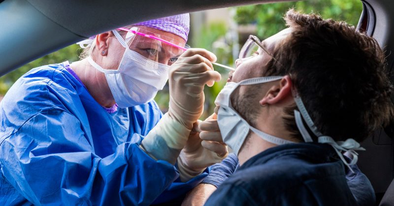 The results of the study led by Associate Professor Ryan Demmer suggest that the prevalence of active infection at any single point in time is potentially low among health care workers without symptoms.