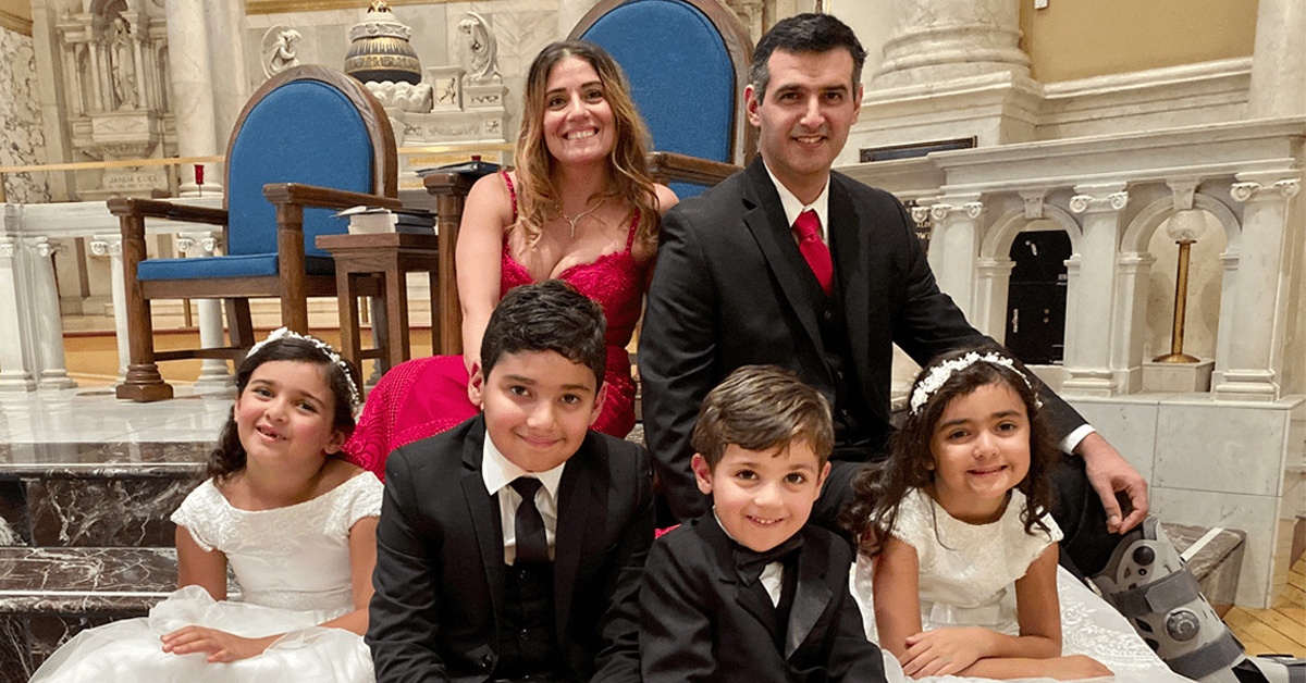 Mirna Boumitri and family