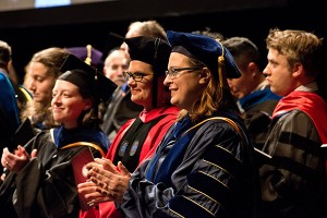 faculty at graduation