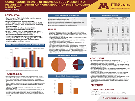 Research day poster - Leandria Albury