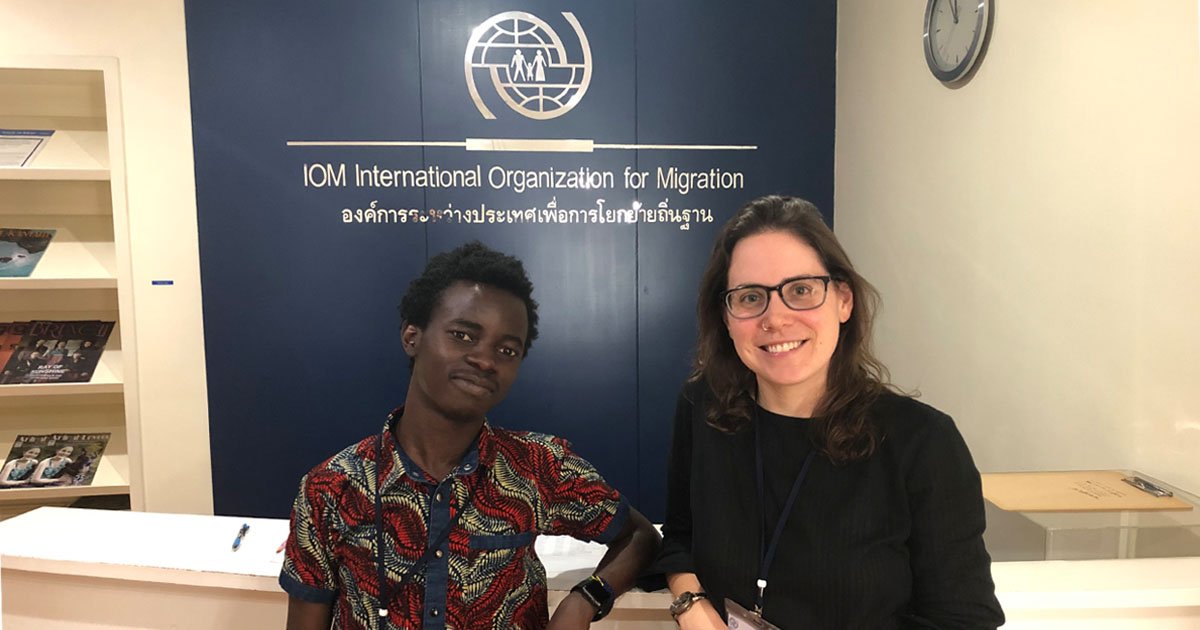 Erin Mann at the International Organization of Migration