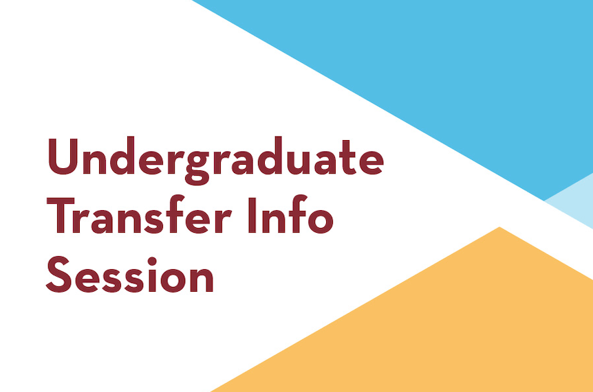 Undergraduate Transfer Info Session logo