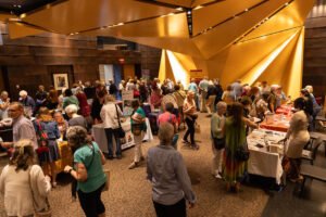 Resource fair at age friendly university day 