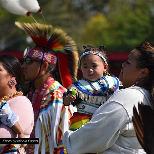 cphs-module-03 adult and child at american indian ceremony