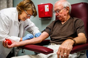 ARIC participants run through a number of tests, including blood work and blood pressure readings.