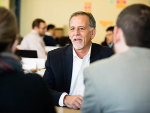 Dr. John Fankhauser with classmates